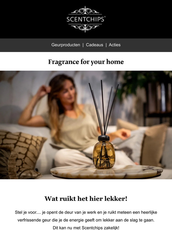 Wat ruikt het hier lekker!