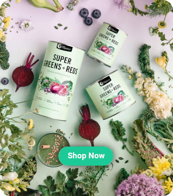 Nutra Organics Super Greens + Reds Powder