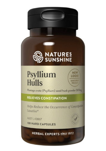 Nature's Sunshine  Psyllium Hulls 500mg 100 Capsules