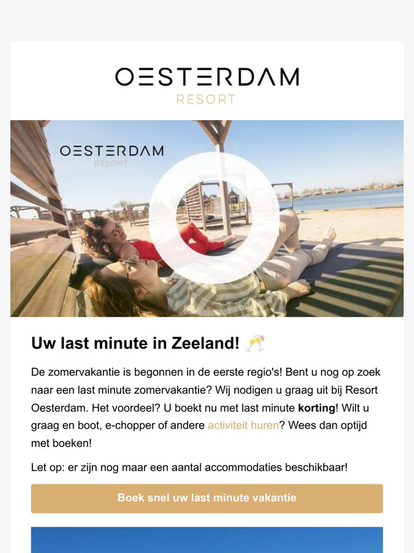 Last minute beschikbaarheid!
