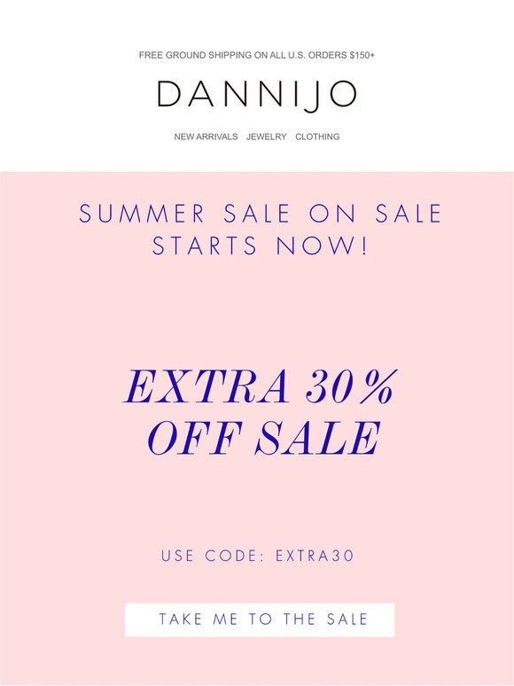 Summer sale on sale starts NOW! 🛍️