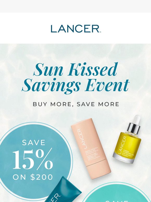 BUY MORE, SAVE MORE | Sun Kissed Savings Event ☀️