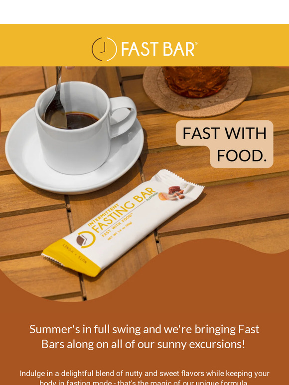 Fast Bars = a summer staple. ☀️🍫
