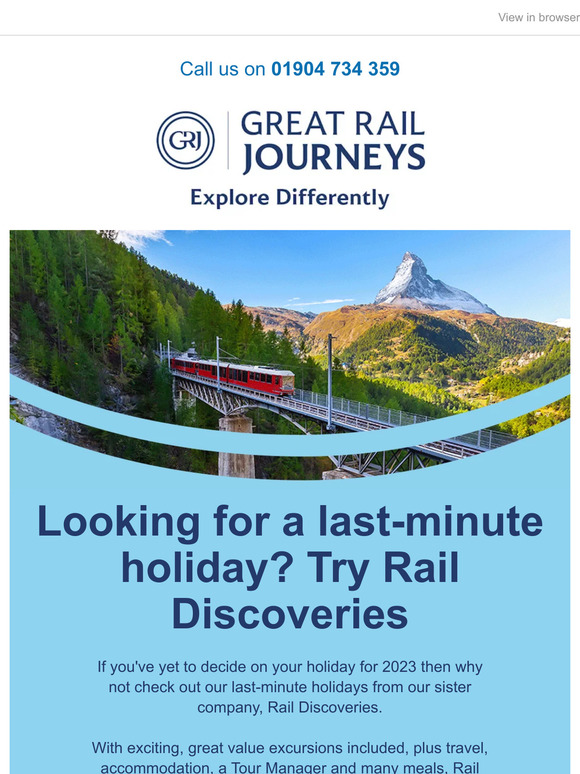 GreatRailJourneys Have you thought about our sister company Rail