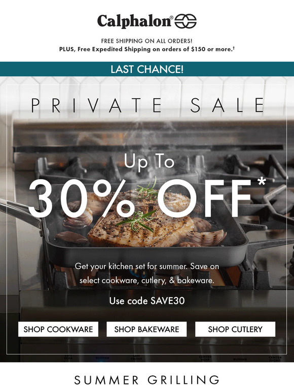 Last Chance! Up to 30% Off