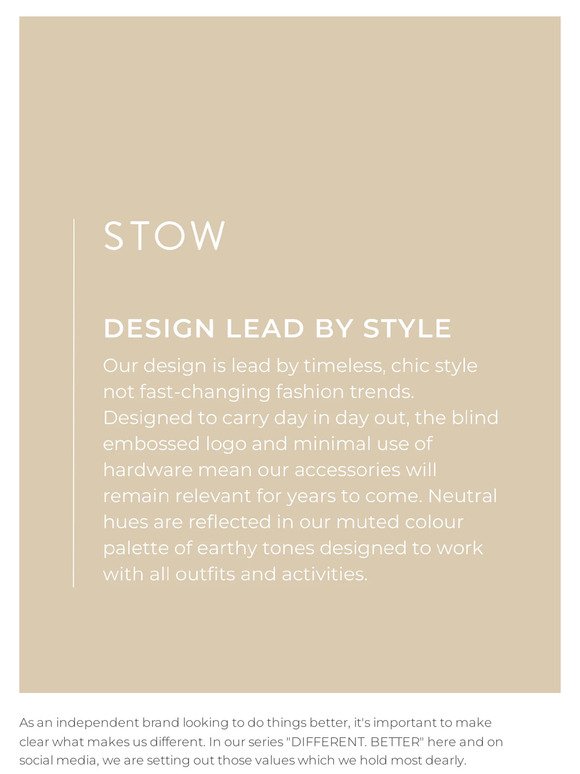 DESIGN LEAD BY STYLE