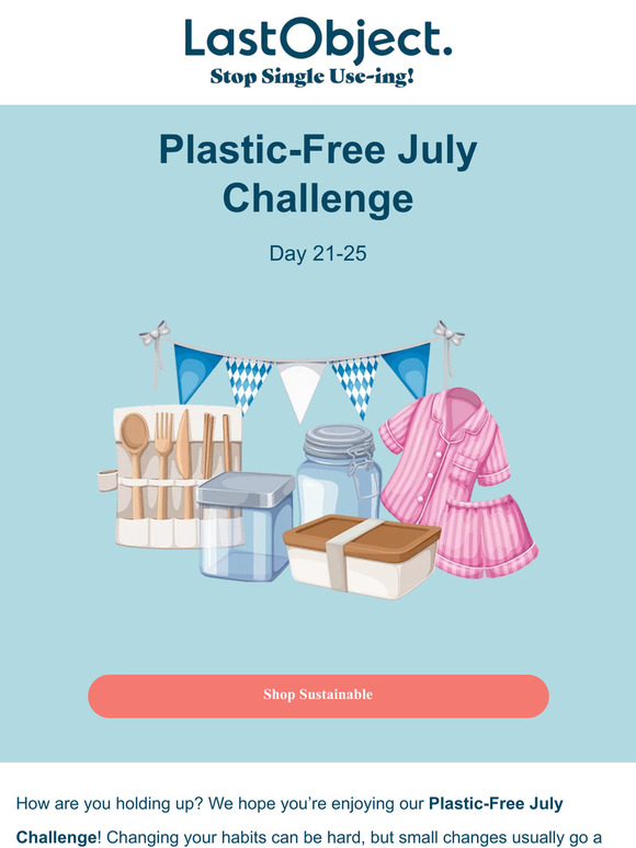 Plastic-Free July Challenge Day 21-25