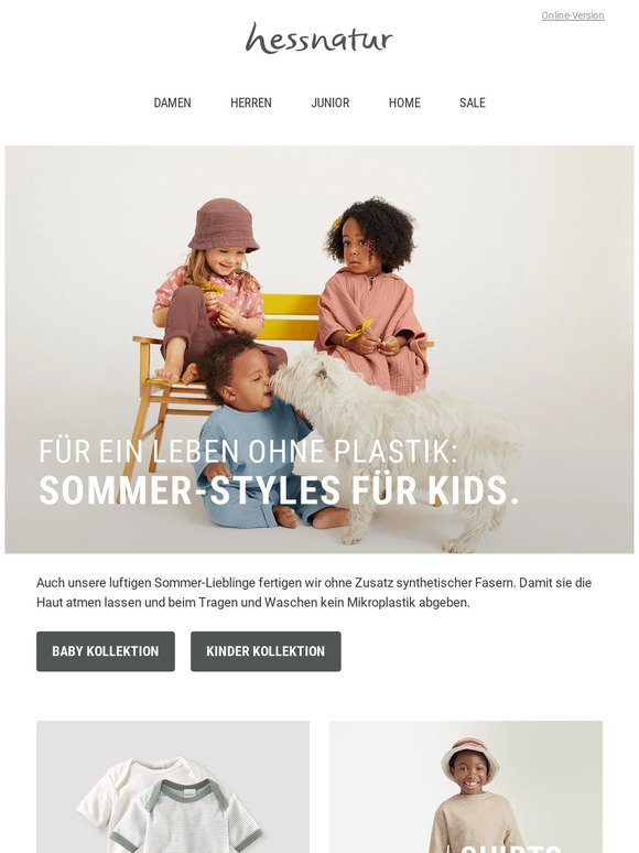 Kleine Trendsetter: Sommer-Styles & SALE für Babys & Kids