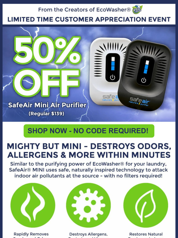 Take 50% OFF - 3 Day Customer Appreciation Event