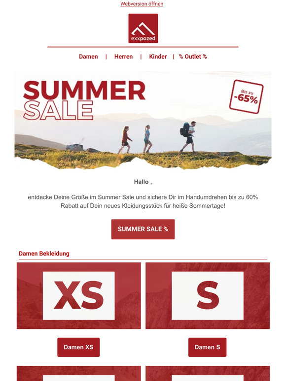 Los geht's: SUMMER SALE % | Bis zu -65%❗️