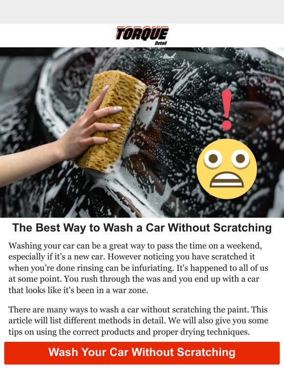 Torque Detail The Best Way to Wash a Car Without Scratching! Milled