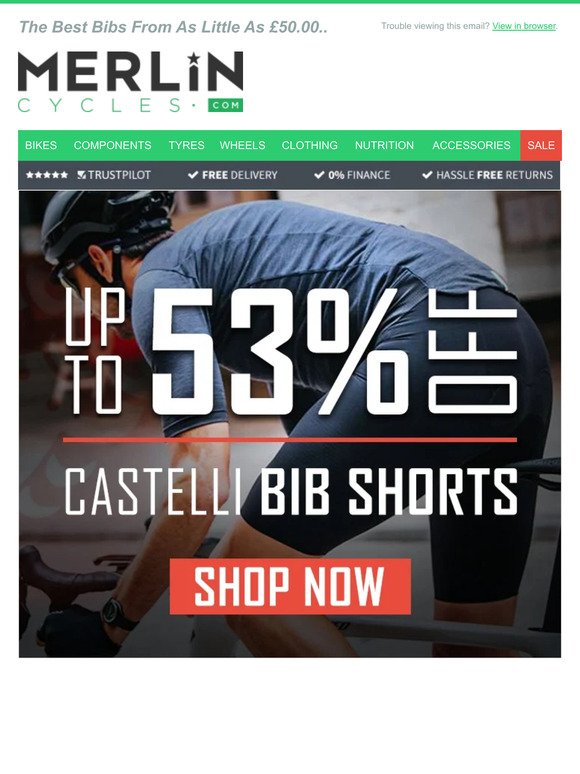 UP TO 53% Castelli Bib Shorts