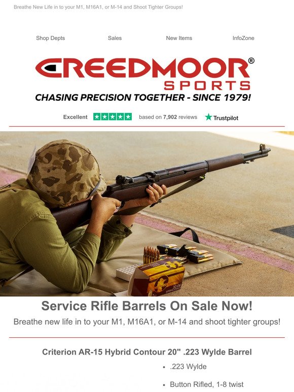 Top Service Rifle Barrels On Sale Now!