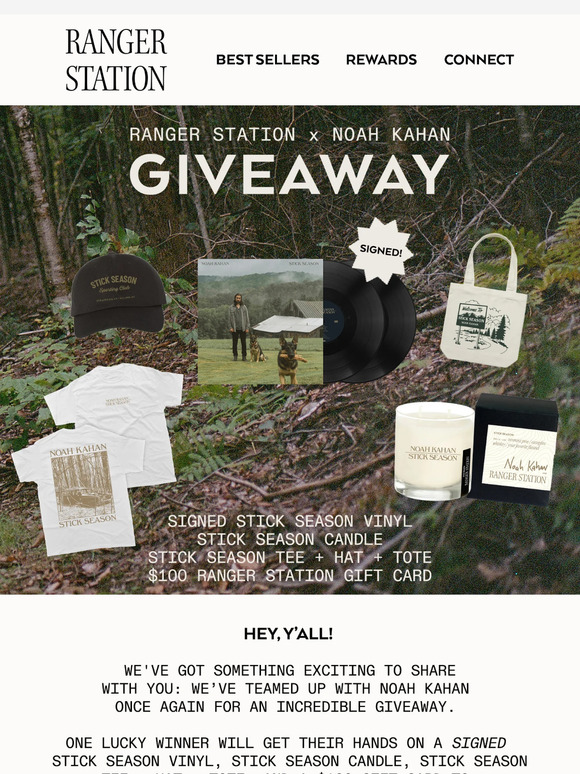 Win a signed Noah Kahan vinyl 👀