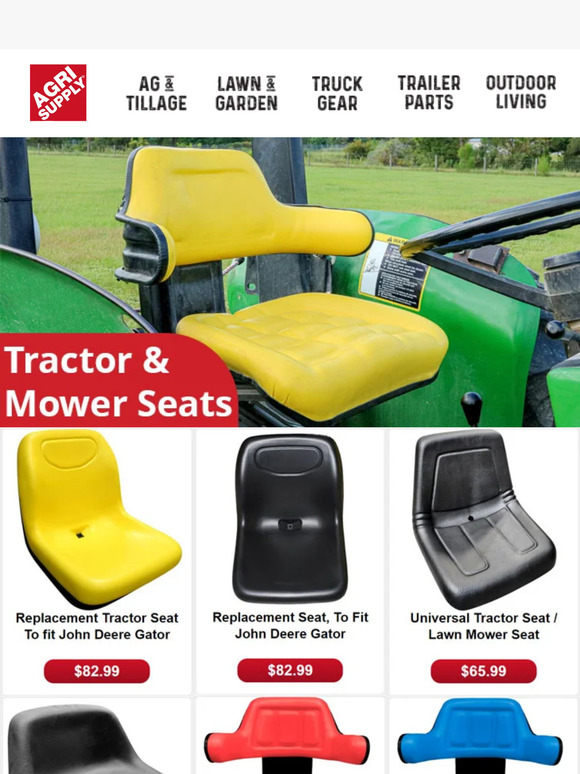 agrisupply Tractor & Mower Seats Milled