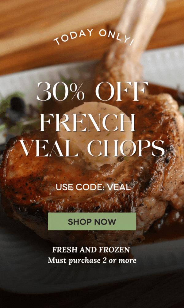 D'Artagnan Today Only! 30 OFF French Veal Chops Milled