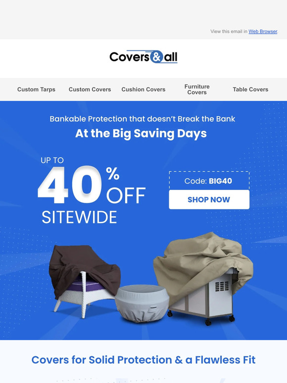 Almost Over👉Big Saving Days [🤑Up to 40% OFF Sitewide]
