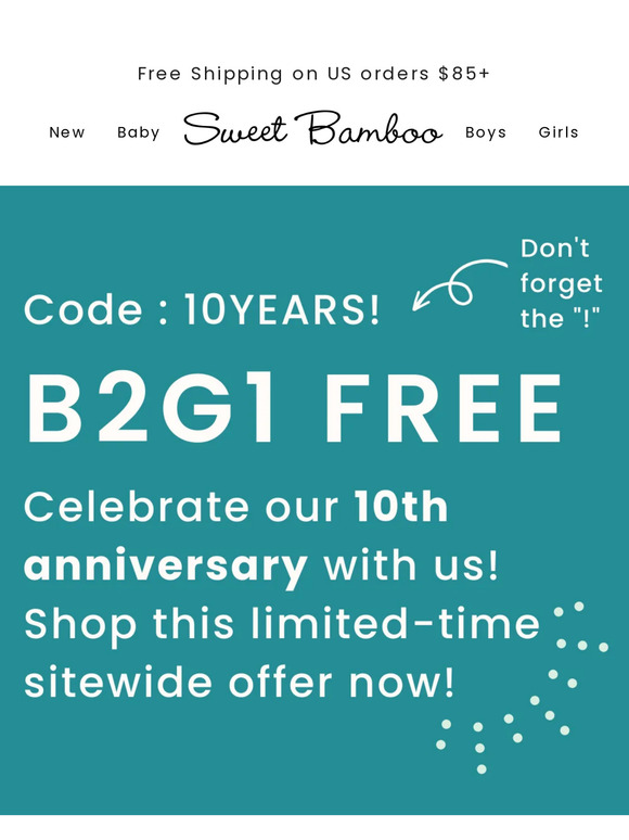 ✨ B2G1 Anniversary Sale ✨