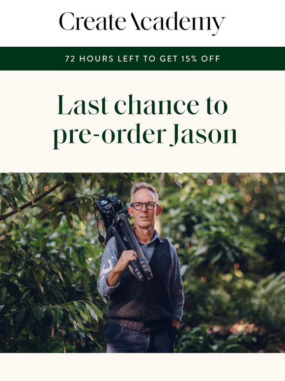 🚨 72 hours to go until Jason's course launch