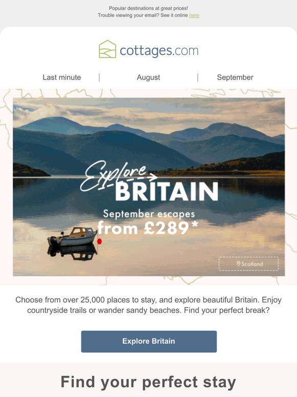 Explore Britain from £289* 🥾 🌊