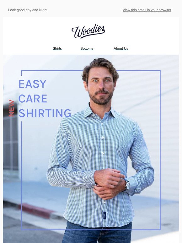 , Introducing New Easy Care Shirting!