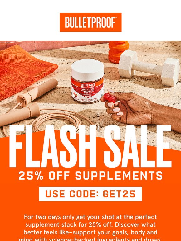 FLASH SALE: Save On Supplements