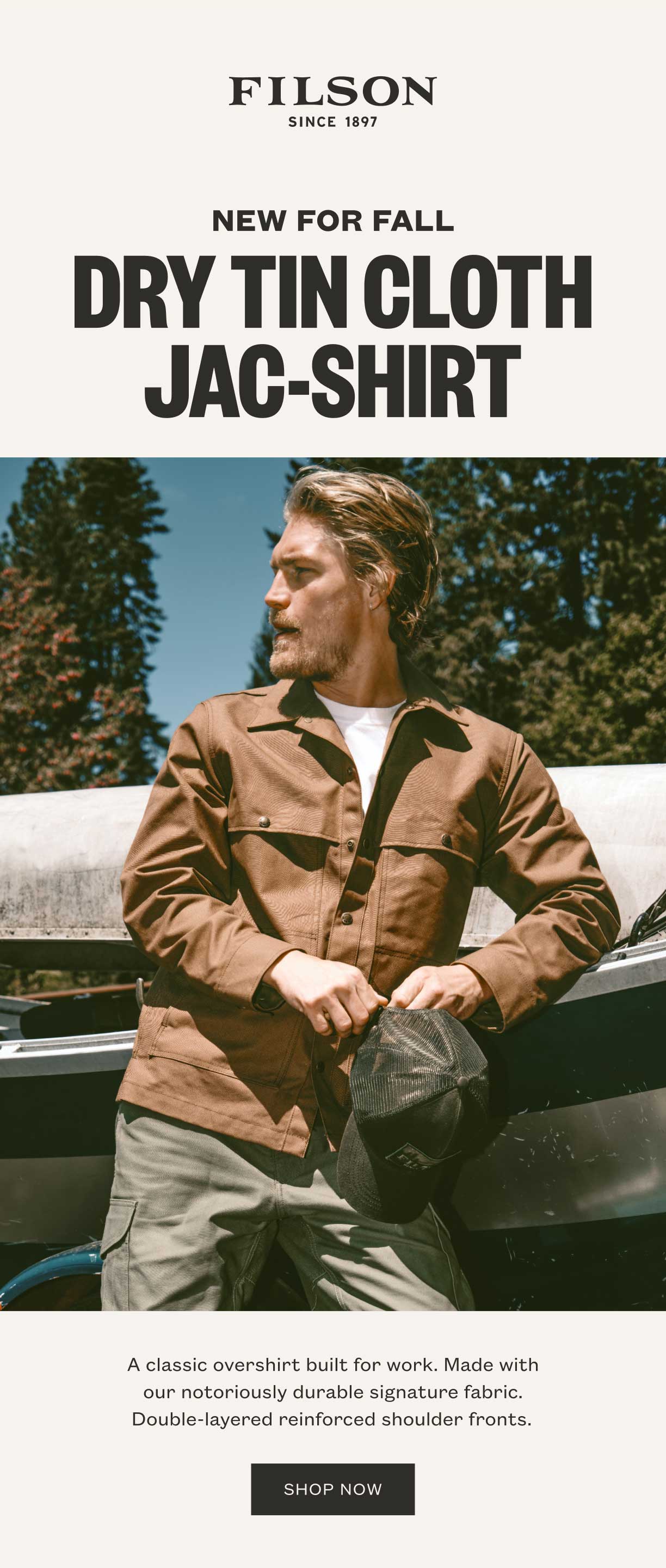 Filson: New Dry Tin Jac-Shirt | Milled