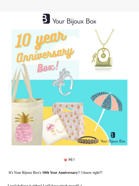 The ANNIVERSARY BOX is here!!! 💗