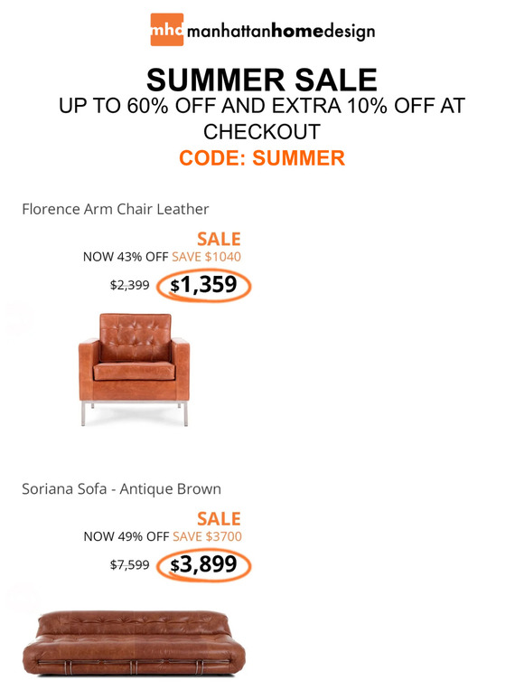Summer Sale! Up to 60% off + Extra 10% Off at checkout