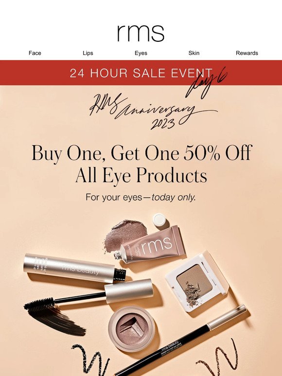 Day 6: Buy One, Get One 50% OFF ALL EYE PRODUCTS
