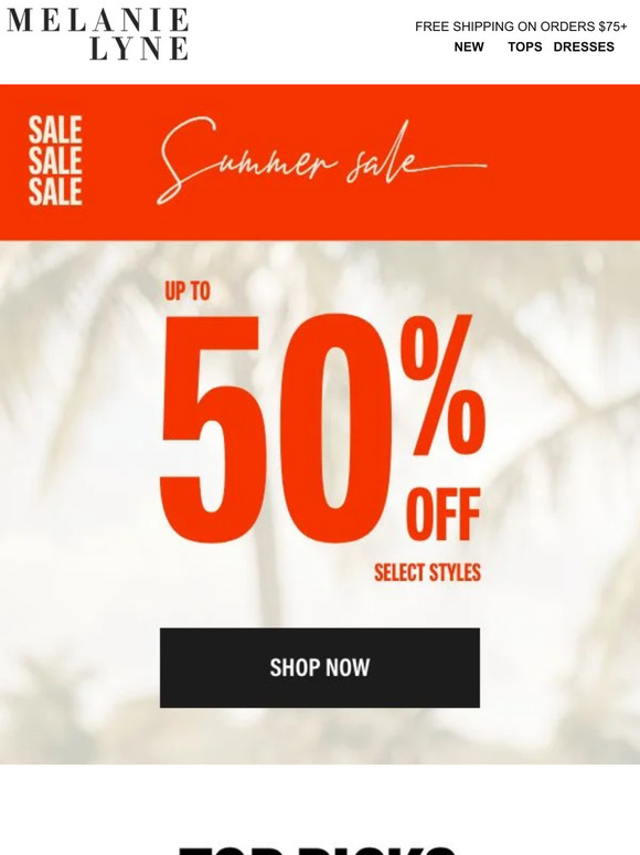 Coveted tops, up to 50% off 👚