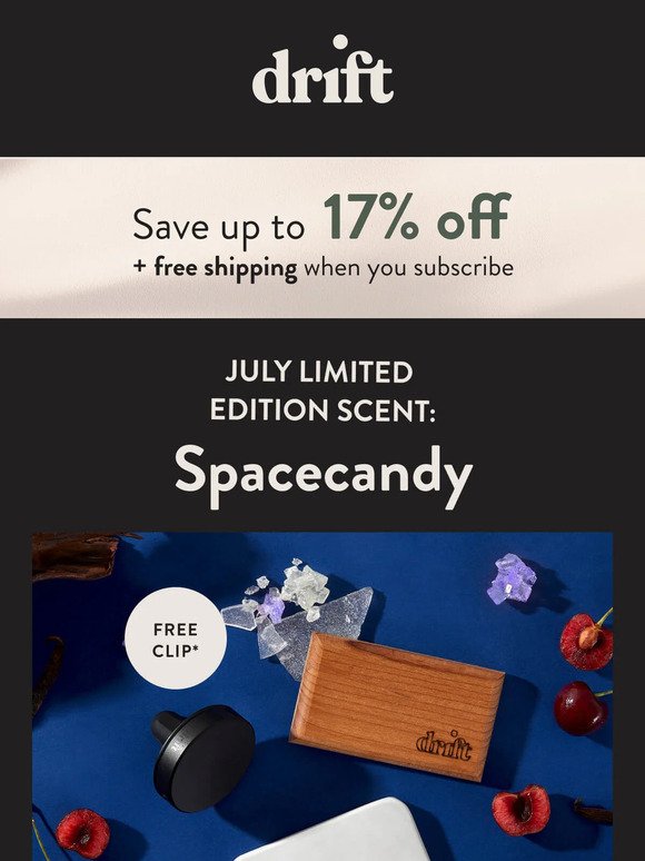 Meet the Limited-Edition July scent Spacecandy