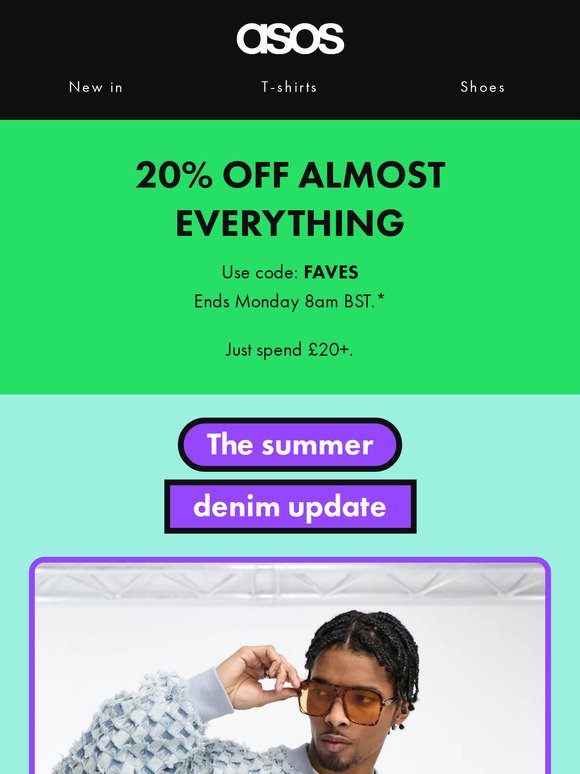 20% off almost everything!! 💥
