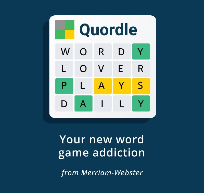 Merriam webster have you played quordle milled