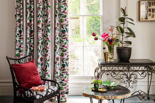 Dotties Love Velvet Fabric