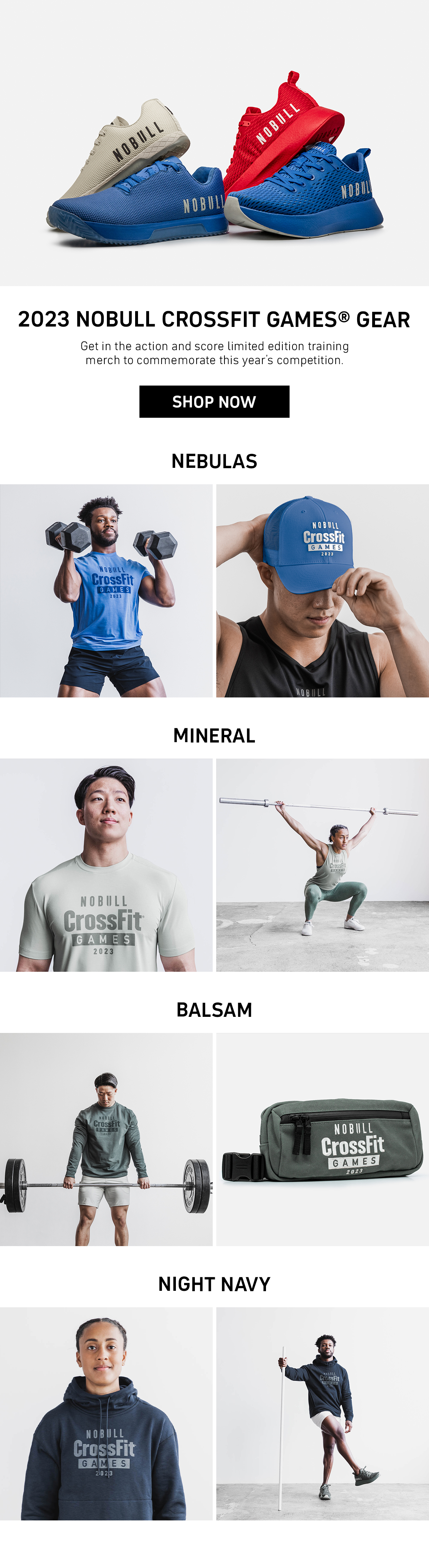 NOBULL 2023 NOBULL CrossFit Games® Gear in Nebulas, Mineral, Balsam