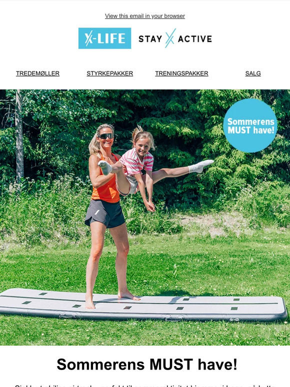 Airtracks - sommerens MUST have! 🤸