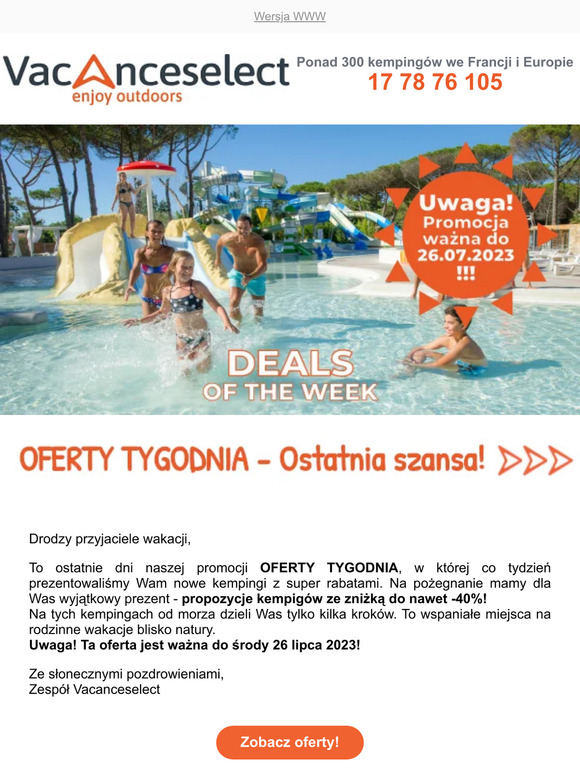 Oferty tygodnia - ostatnie dni promocji!