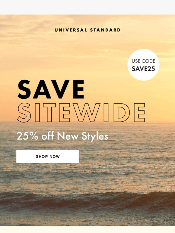 Take at least 25% off anything you want