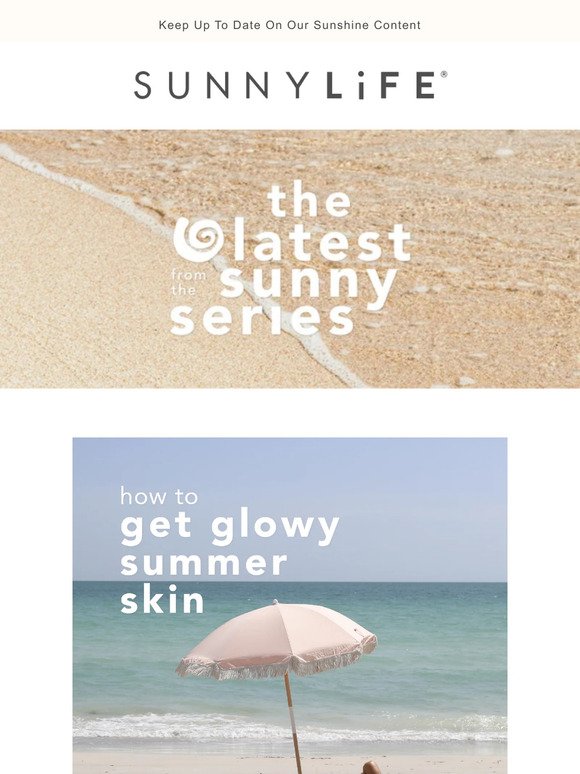 Get ✨ GLOWY SUMMER SKIN ✨ In 4 Easy Steps