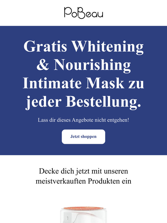 Gratis Pobeau Maske zu jeder Bestellung! ✨