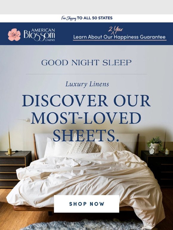 Discover Our Most Loved Sheets 💙