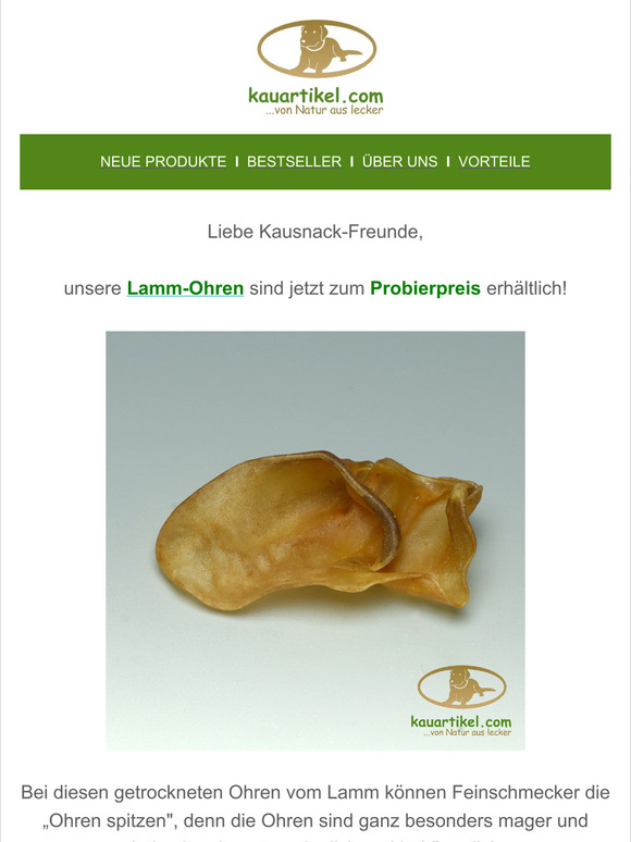 Lamm-Ohren - jetzt zum Probierpreis erhältlich