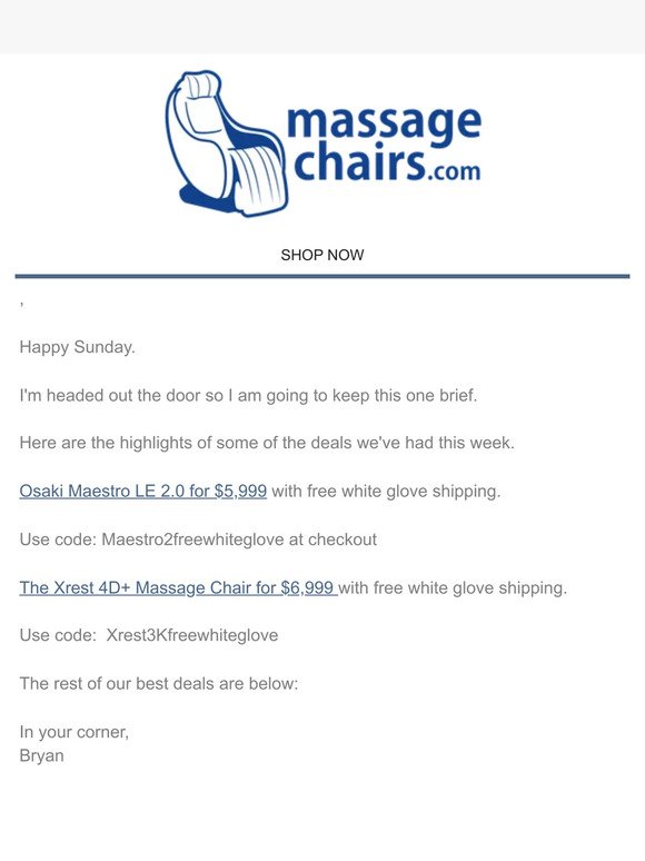 Massage Chair Deals For Busy People #93