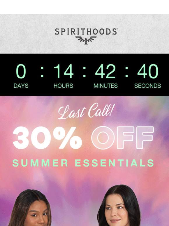 LAST CHANCE: 30% Off Summer Essentials 😎