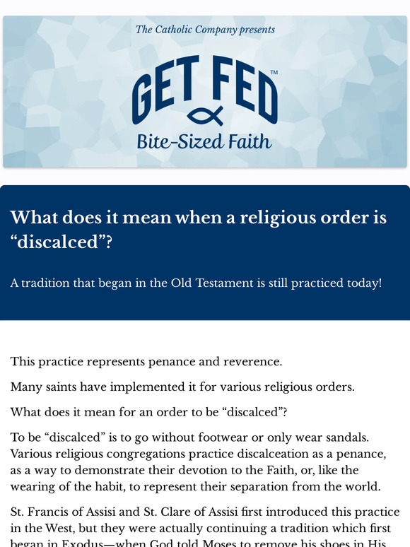 Trinity Road sites What does it mean when a religious order is