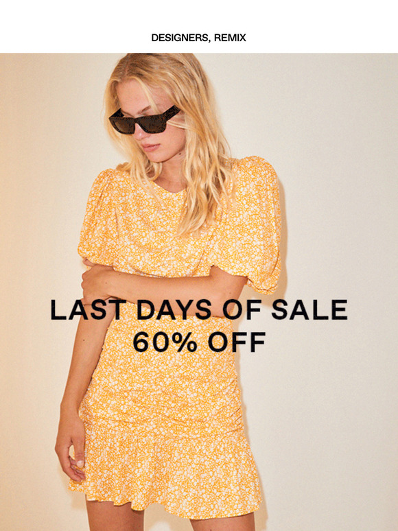 LAST DAYS OF SALE
