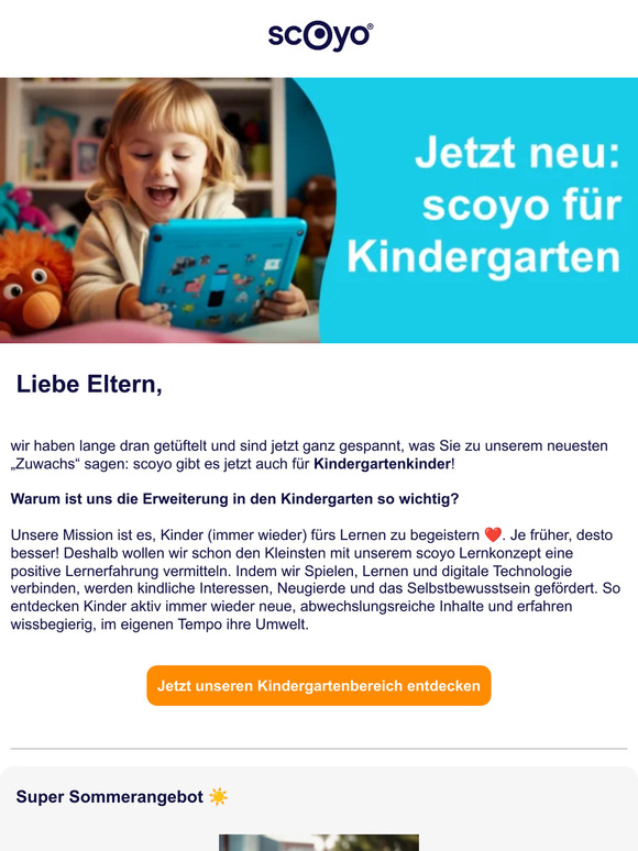 🥳 Neu: Der Kindergarten zieht bei uns ein!