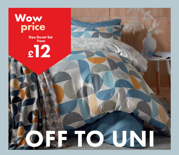 Matalan WOW PRICE Off to uni 🎓 + don't miss FINAL reductions! Milled
