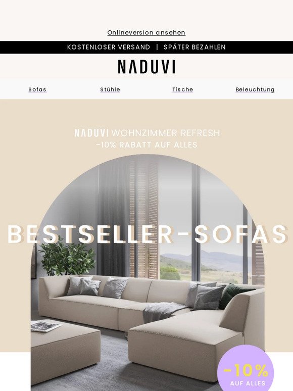 Das sind eure Sofa-Bestseller & -Trends... 👀
